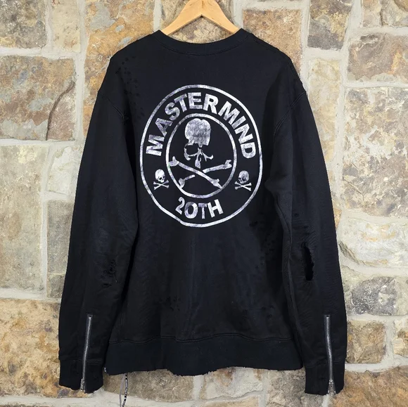 Mastermind World Distressed Skull 20th Sweater Shirt